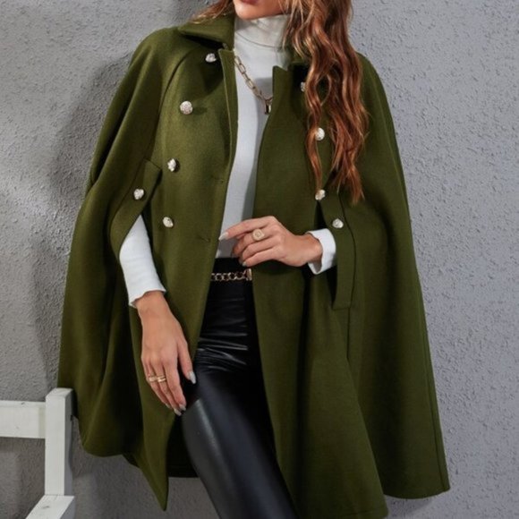 CLASSIC CAPE IN GREEN - Picture 5 of 5